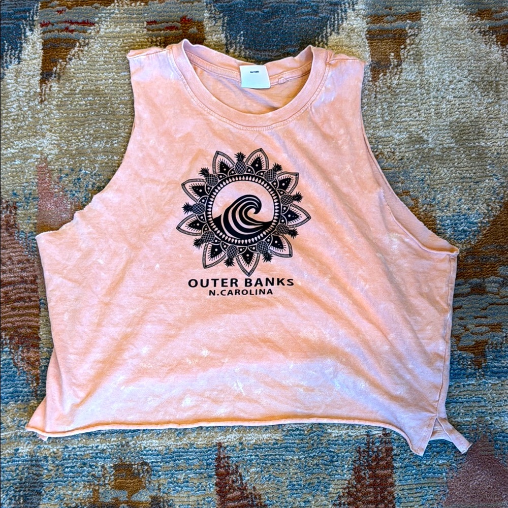 OBX cropped tank Large